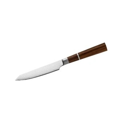 Herbertz 392010 univerzálny kuchynský nôž 11,5 cm damašek a VG-10 orechové drevo