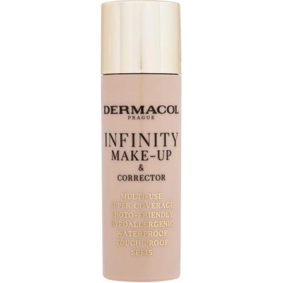 Infinity Make-Up & Corrector фон дьо тен и коректор 2в1 с висока покривност 20 g нюанс 04 Bronze