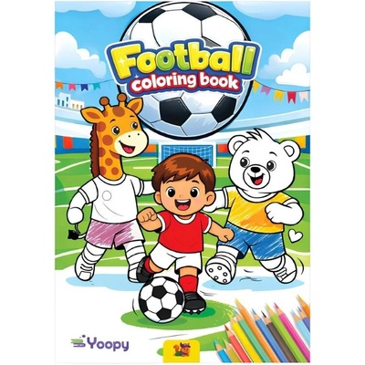 Futbalová Omaľovánka A4