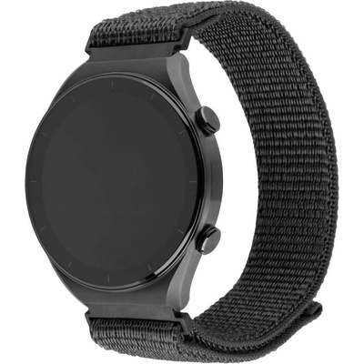 FIXED Nylon Sporty Strap with Quick Release 20mm for smartwatch, dark gray FIXNST2-20MM-GR