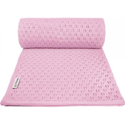 T Tomi Pletená deka summer pink růžová