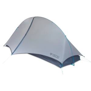 NEMO Equipment Едноместна палатка Nemo Hornet Elite OSMO 1P 1-person tent - Aluminum / Stormy Night - размер One Size (519-0226-0211) Палатка
