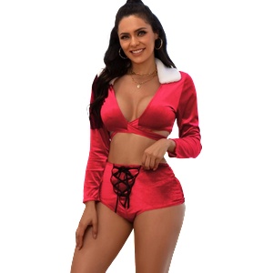 Sexy Elephant® Кадифен комплект Christmas Cutie, M-L