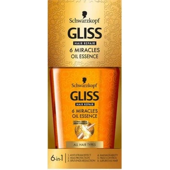 Image 1 of Gliss 6 Miracles Oil Essence Еликсир възстановяващ за всеки тип коса 75мл