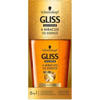 Gliss 6 Miracles Oil Essence Еликсир възстановяващ за всеки тип коса 75мл