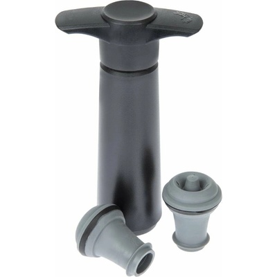 Vakuová pumpička na víno se zátkami Wine Saver černá