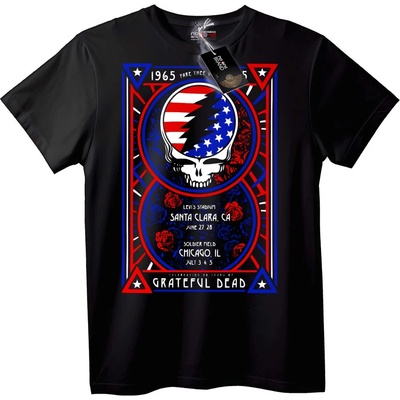 NOONEBRAND Тениска Grateful Dead 1965 Сбогом - 2XL, Black