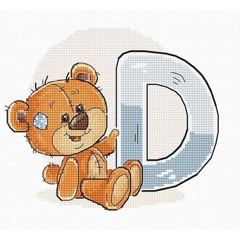 Luca-S Буква " d" - гоблен със схема b1205