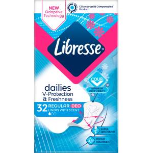 Libresse Ежедневни дамски превръзки Multi normal deo, 32 бр (2359752)