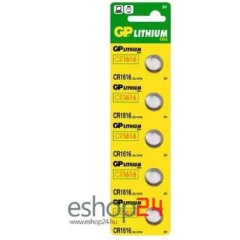 Image 1 of GP Batteries CR1616 (5) GPCR1616-BL5