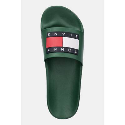 Tommy Jeans Чехли Tommy Jeans POOL SLIDE ESS в зелено EM0EM01191 (EM0EM01191)