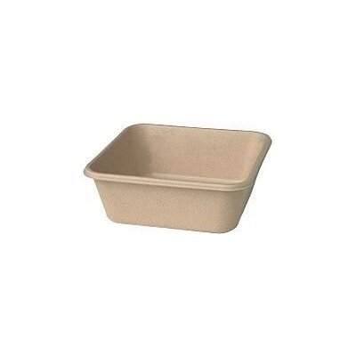 DUNI Miska BAGASSE hnedá 155 x 155 x 53 mm