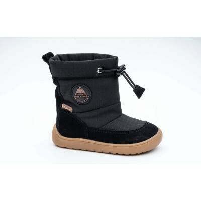Protetika Detské zimné barefoot topánky HEIKO BLACK