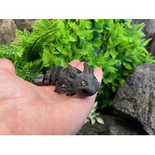 Přívěsek na klíče MatMire Makes Mini Axolotl modro stříbrný