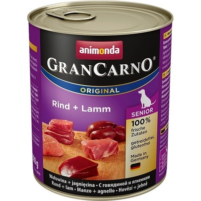 Animonda GranCarno Senior hovězí a jehně 6 x 800 g