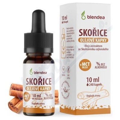 Blendea Škorica olejové kvapky na podporu trávenia 10 ml