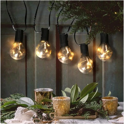 Solight 1V270 venkovní řetěz s dekorativním LED žárovkami 10x micro 3 m