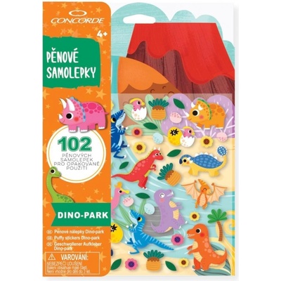Concorde Pěnové samolepky Dino park