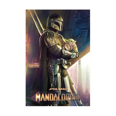 Plagát, Obraz - Star Wars: The Mandalorian - Clan Of Two, (61 x 91,5 cm)