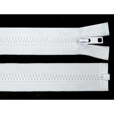 Kostěný zip No 5 délka 70 cm bundový Varianta: 101 bílá, Balení: 1 ks
