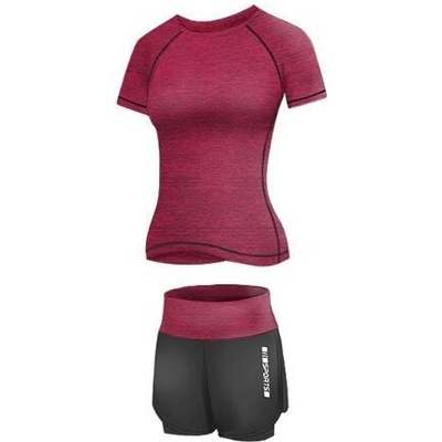 Merco Runner Short 2W fitness set plum