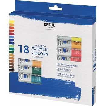 Sada akrylových barev El Greco 24 x 12 ml