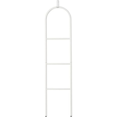 Brabantia Многофункционална закачалка за дрехи Brabantia Linn 1008928, 3 рафта, Овална част за закачане на сако, Устойчива на корозия, Бял (1008928)