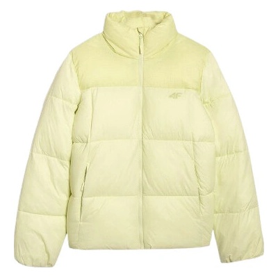 4F Down Jacket F581 svetlozelená