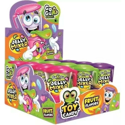 JohnyBee cukro+hračka jelly mixer 12 x 20 g