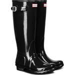 Hunter Boots Дамски гумени ботуши Hunter Boots Women's Original Tall Gloss Wellington boots - Black - размер 38 (EU) (131-0094-0114)