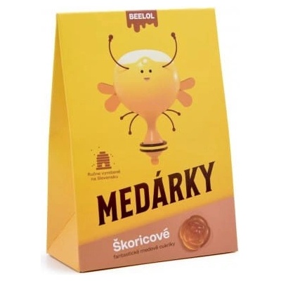 Beelol Medové bonbóny se skořicí 70 g