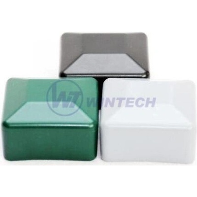 Zátka pro čtvercové pl.sl.16x16mm,zelená / balení 100 ks