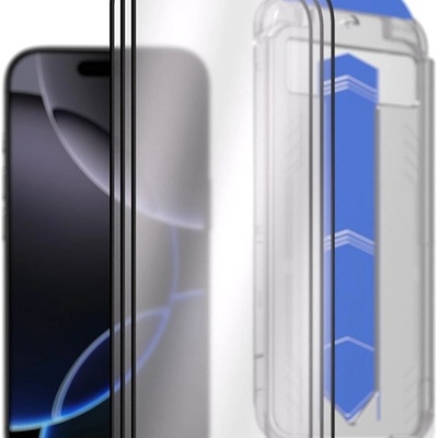 AlzaGuard 2.5D Glass EasyFit DustFree pro iPhone 16 Pro - 3ks v balení s aplikátorem AGD-EFD14P3 – Zboží Živě