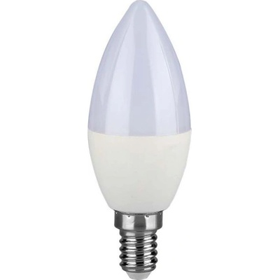 V-TAC LED žiarovka E14, C37, 2,9W, 250LM, 180° Teplá biela