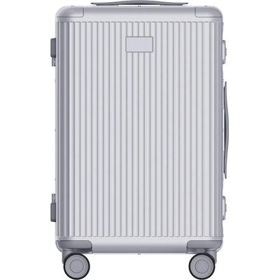 Куфар Xiaomi Aluminum Frame Luggage, 20" (50.8 cm), 33 л, със заключване, телескопична дръжка c чeтиpи дължини, сребрист (BHR8840GL)