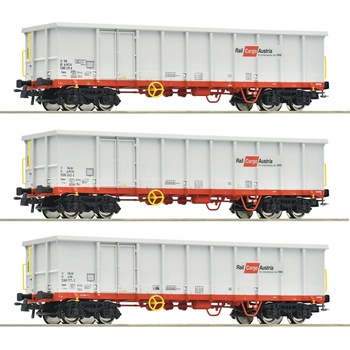 Roco Комплект от три товарни вагона без покрив, Öbb vi (6600121)