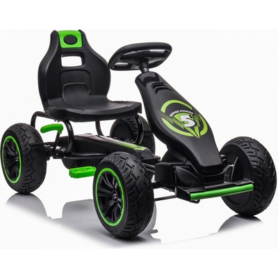 Mamido Dětská šlapací motokára G18 zelená