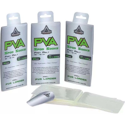 Anaconda PVA sáčky Fast Melt Spod Socks 70 x 100 mm 25 ks