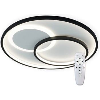 Mitea Lighting M205469 - LED плафон с дистанционно 2.4G, ф510мм, 2x20W, 3CCT 3000~6500K, 220~240V, черен (M205469)