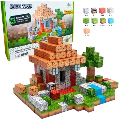 iMex Toys Magnetická stavebnice 312 ks