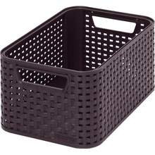 Curver Úložný box RATTAN Style S - hnědý 03614-210