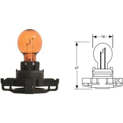 Elta EB0186SB PGU20-4 PY24W 12V 24W oranžová