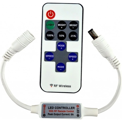 T-LED LED ovladač RF Mini 1CH LED ovladač RF Mini 1CH