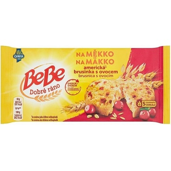 Opavia BeBe Dobré Ráno Namäkko brusnica a ovocie cereálny bochník 50 g