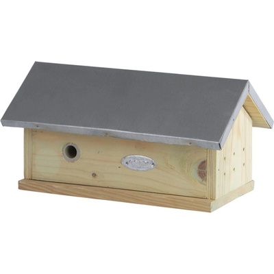 Esschert Design Domeček pro čmeláky Bee 15 x 29 x 17 cm dřevo kov hnědá
