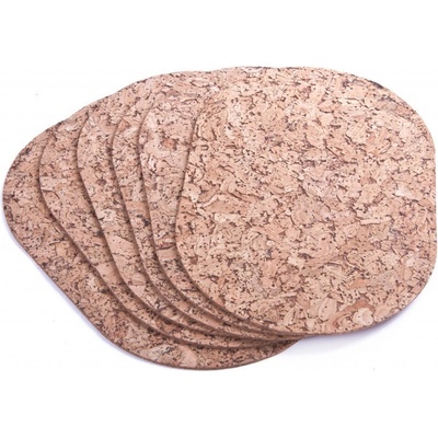 Prohome Podložka korek 30x20cm elipsa 6ks