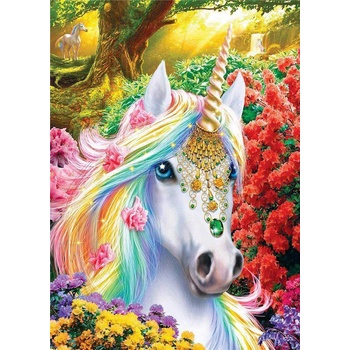 Image 1 of Norimpex - Puzzle Diamant painting: Decorated unicorn 30x40cm - 1 - 39 piese