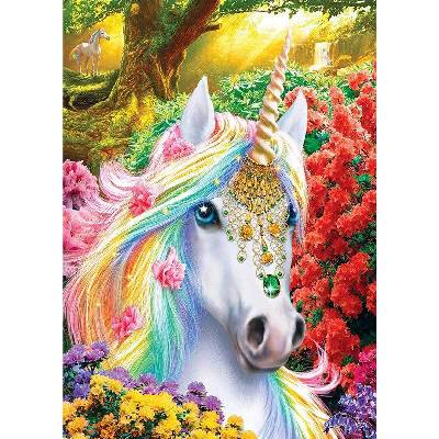 Norimpex - Puzzle Diamant painting: Decorated unicorn 30x40cm - 1 - 39 piese