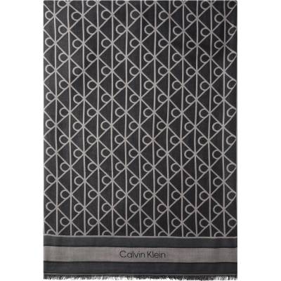 Calvin Klein dámský šátek Allover EmblemV04F8080GBAE