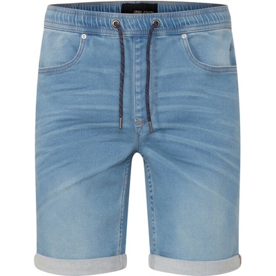 Blend DENIM JOGG SHORTS TWISTER FIT svetlomodrá